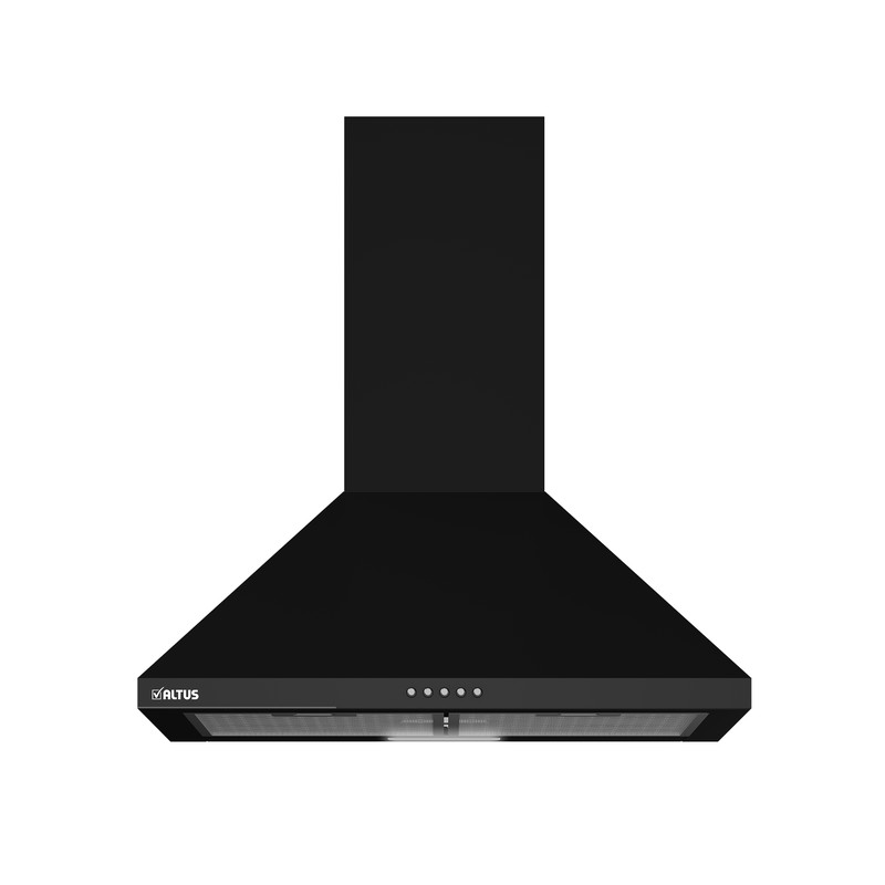 Altus ALA 522 B 60 cm Siyah Metal Duvar Tipi Ankastre Davlumbaz 