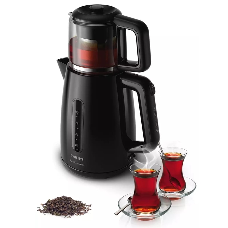 Philips HD7301 1700 W Siyah Çay Makinesi Philips HD7301 1700 W Siyah Çay Makinesi