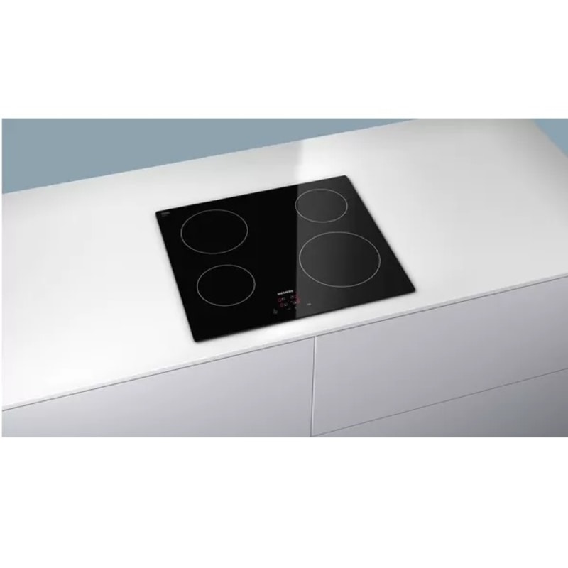 Siemens ET611HE17E 60 cm Siyah Seramik Ankastre Ocak Siemens ET611HE17E 60 cm Siyah Seramik Ankastre Ocak