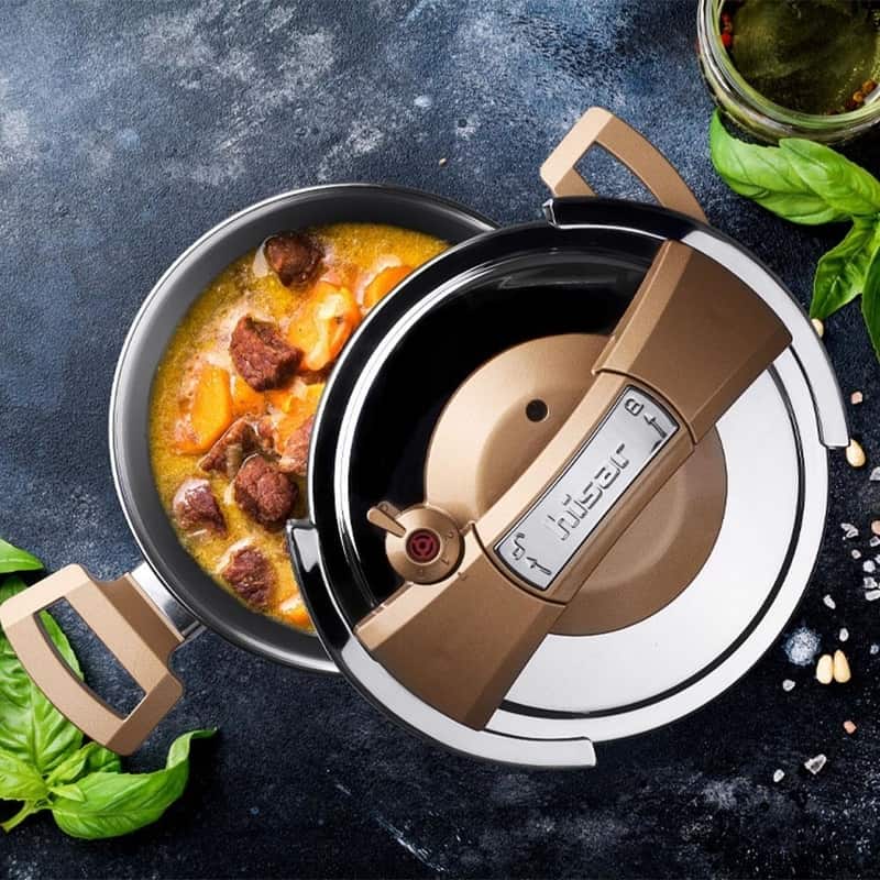 Hisar Neptün Düdüklü Tencere 6 Lt. Gold 2401 Hisar Neptün Düdüklü Tencere 6 Lt. Gold 2401